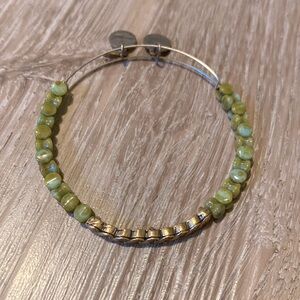 Alex and Ani Green Beaded Bracelet